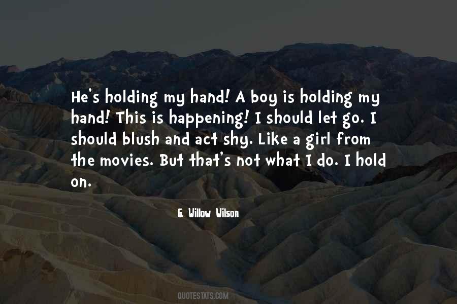 Shy At First Quotes #708786