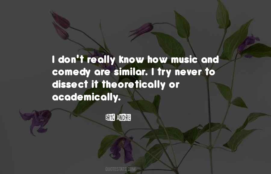 Music Comedy Quotes #1649051