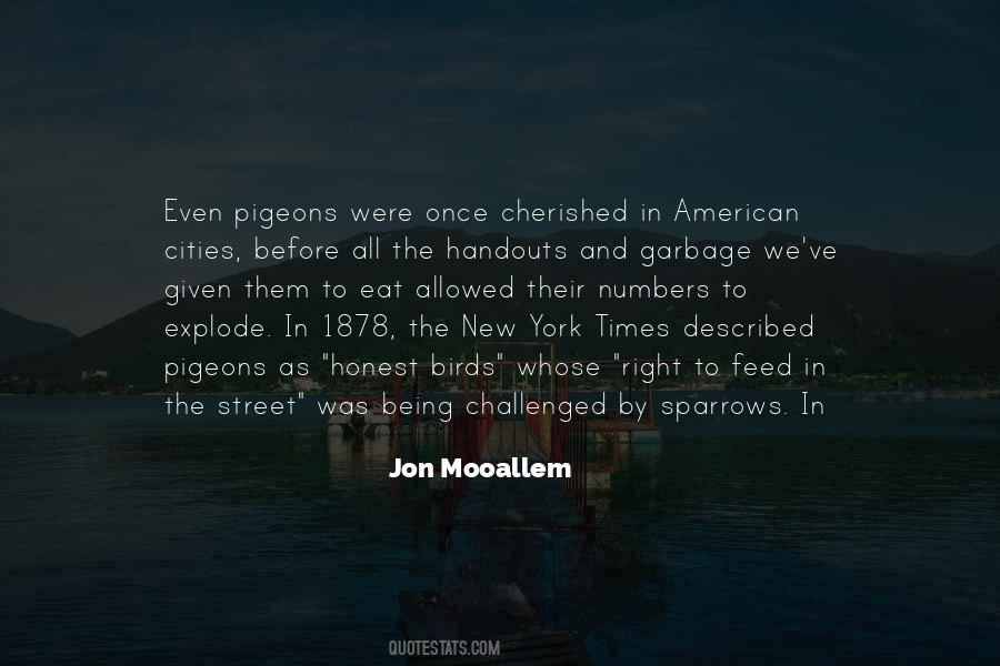 Feed The Birds Quotes #1626084