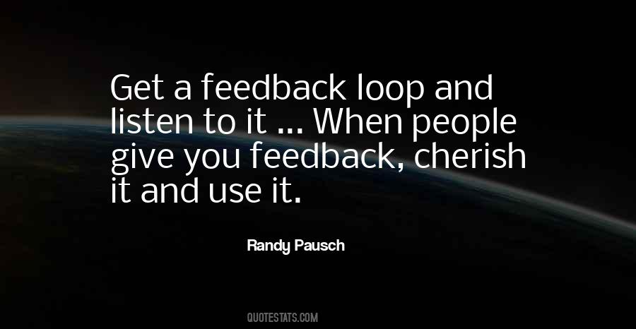 Feedback Loop Quotes #338342