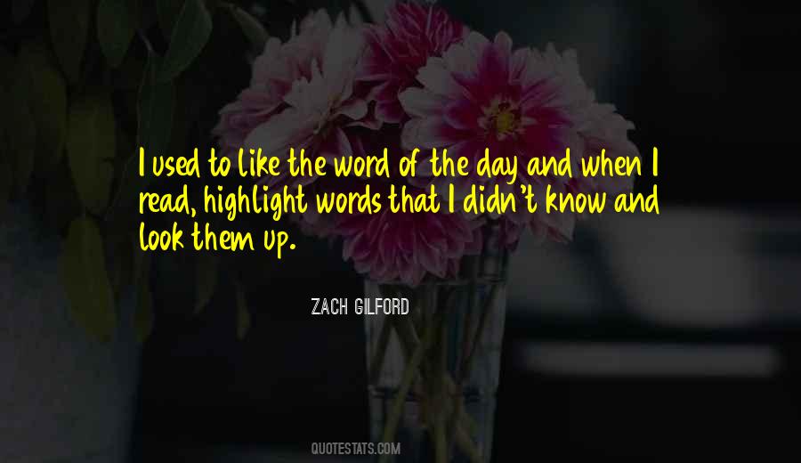 Word Day Quotes #167349