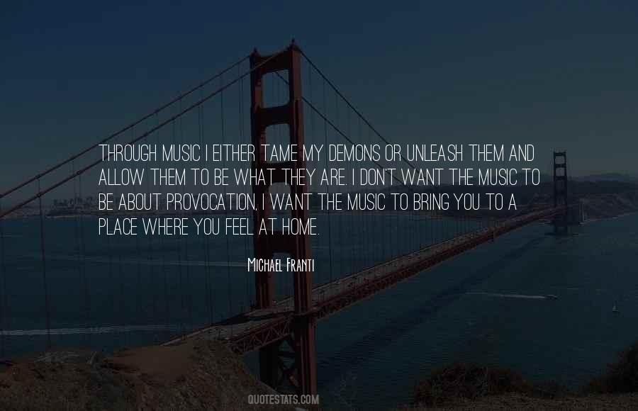 Feel About Music Quotes #543667