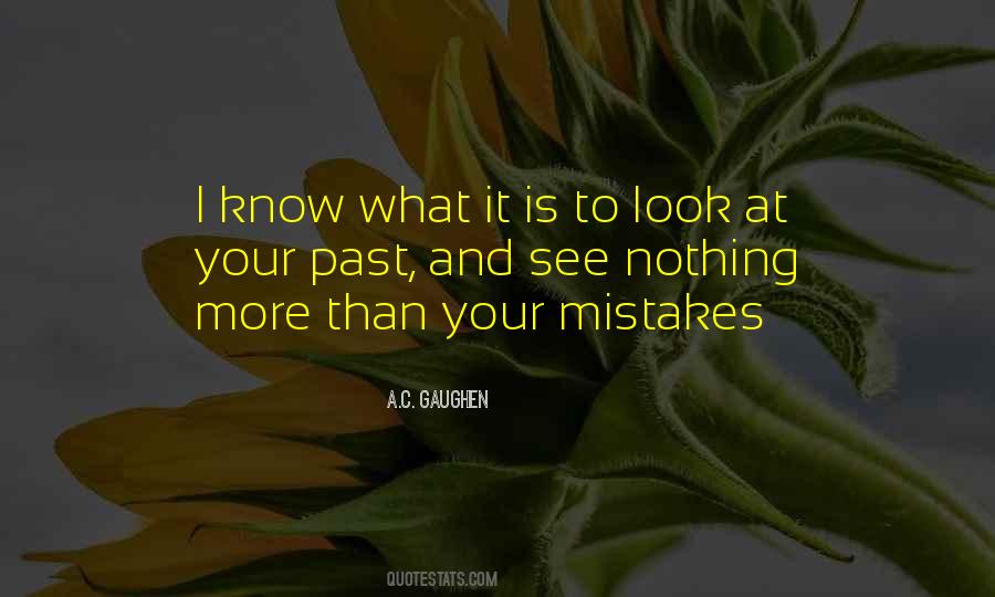 Look At Your Past Quotes #1673485