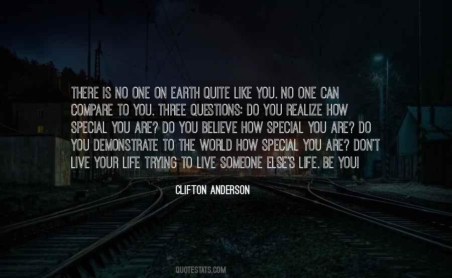 No One Can Compare To You Quotes #1304323