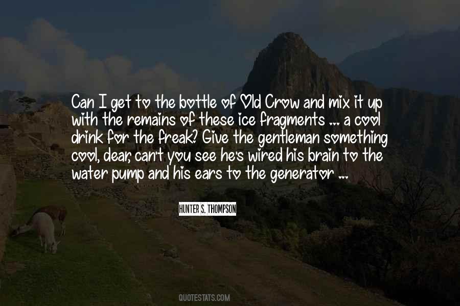 Bottle Of Water Quotes #521520