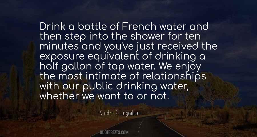 Bottle Of Water Quotes #966302