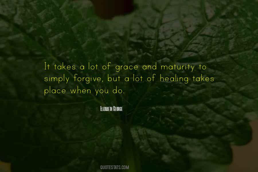 Healing Grace Quotes #803200