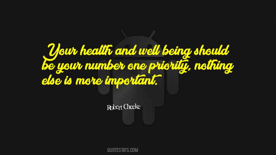Health And Well Being Quotes #406011