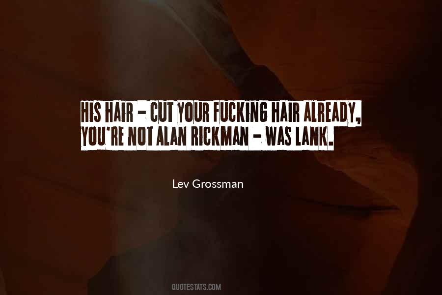 Cut Hair Quotes #74961