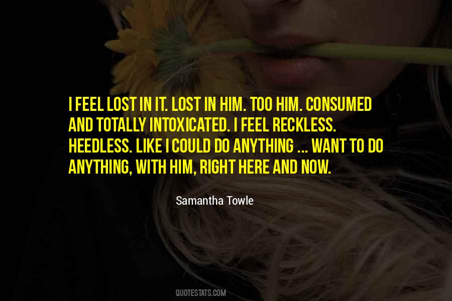 Feel Lost Without You Quotes #1159