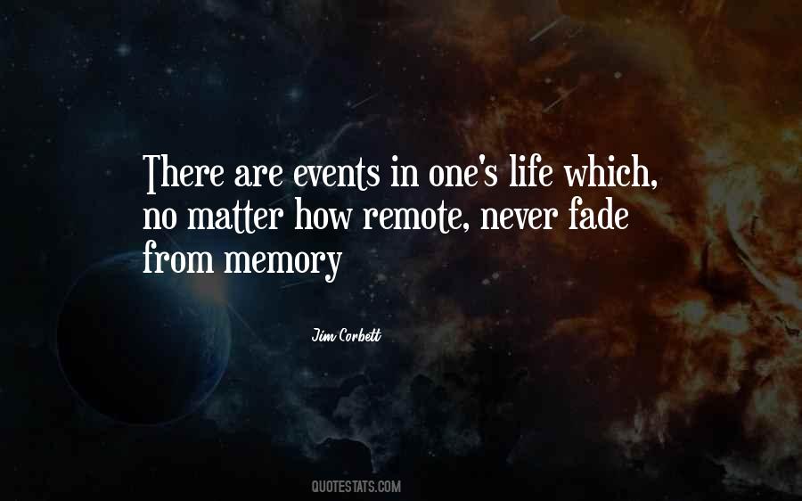 Memory Fade Quotes #1498664