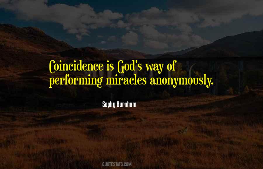 God Is Miracle Quotes #25270