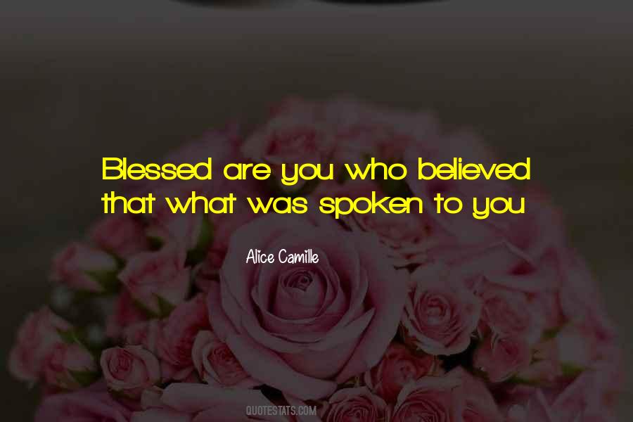 Blessed Are Quotes #1711303