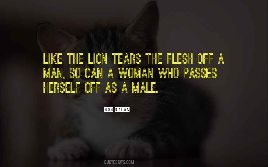 Like A Lion Quotes #343090