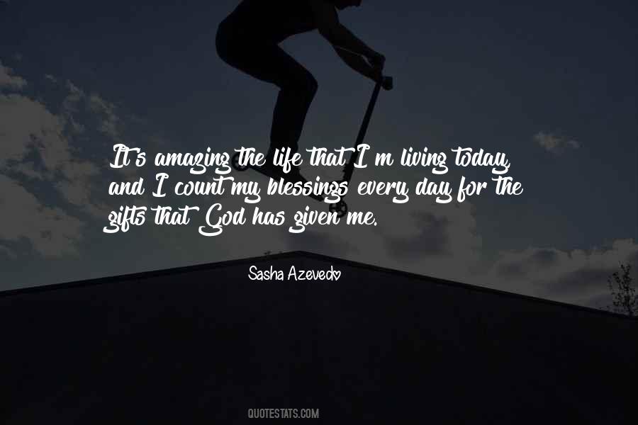 Blessing Today Quotes #1581500