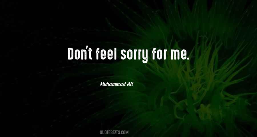 Feel Sorry For Me Quotes #890745