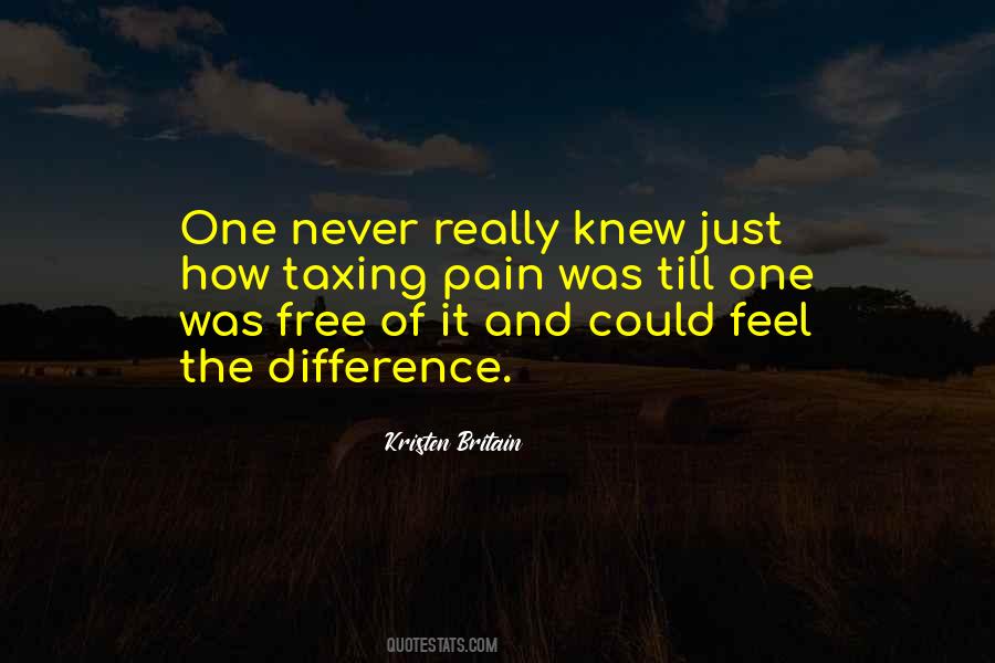 Feel The Difference Quotes #1057348