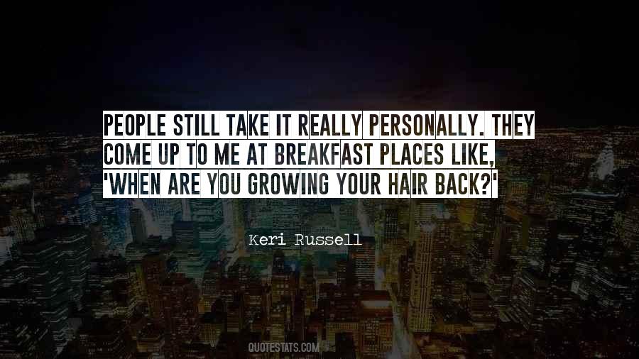 Hair Growing Quotes #1281174