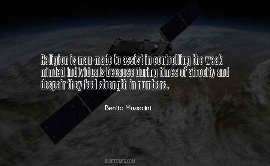 Weak And Strength Quotes #431936