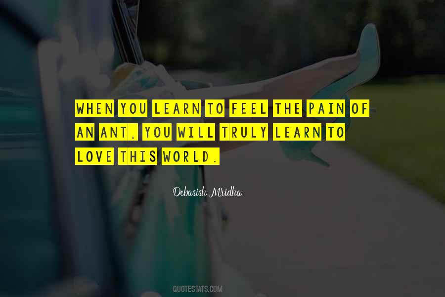 Feel The Pain Quotes #1272965