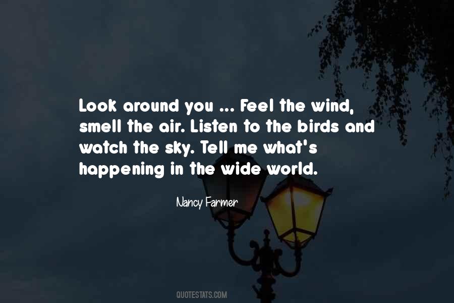 Feel The Wind Quotes #1490244