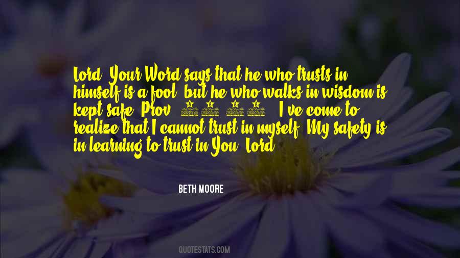 Trust In You Lord Quotes #1524935