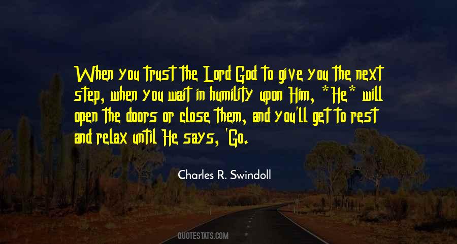 Trust In You Lord Quotes #169993