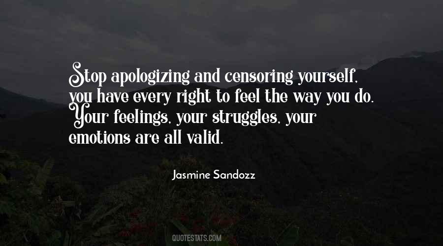 Feel Your Emotions Quotes #1424347