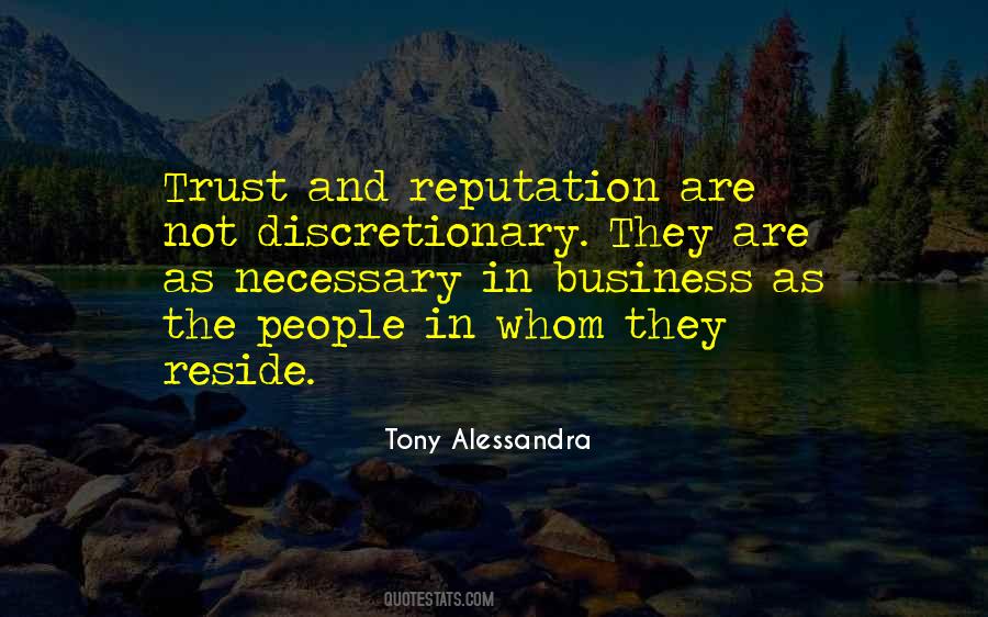 Business Trust Quotes #1714688