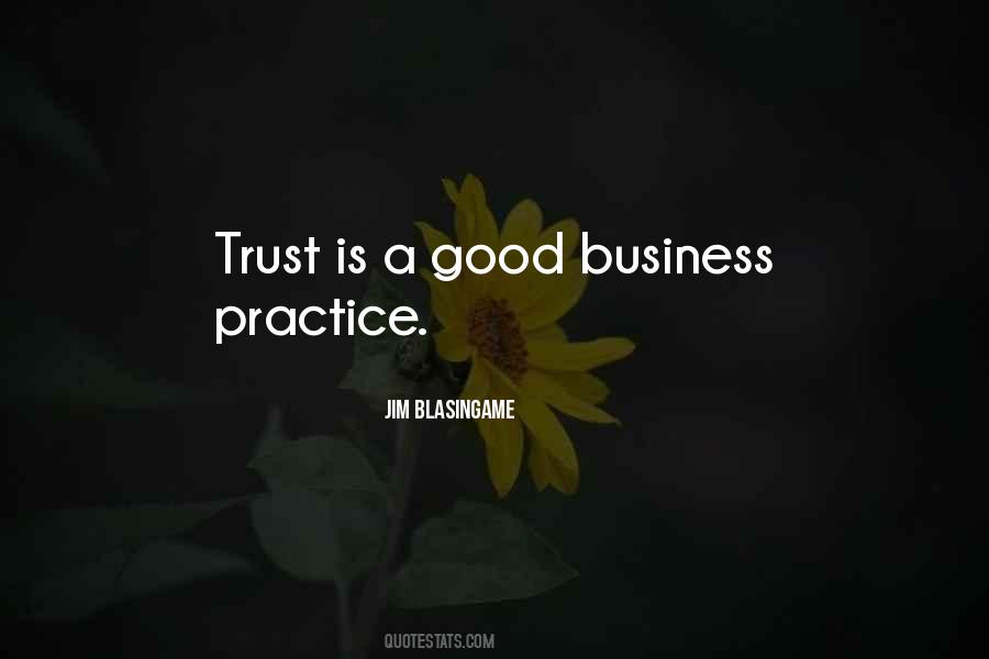 Business Trust Quotes #238483