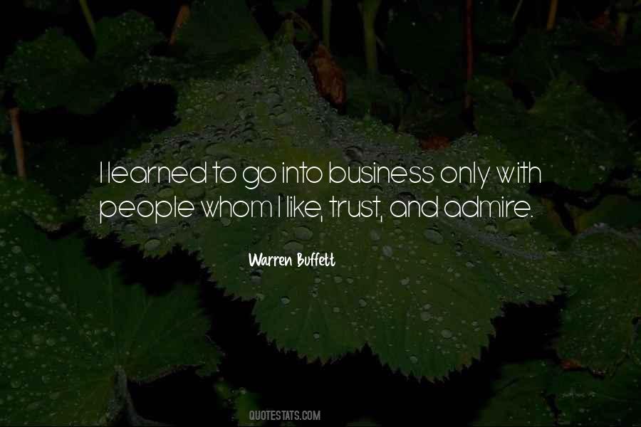 Business Trust Quotes #324171