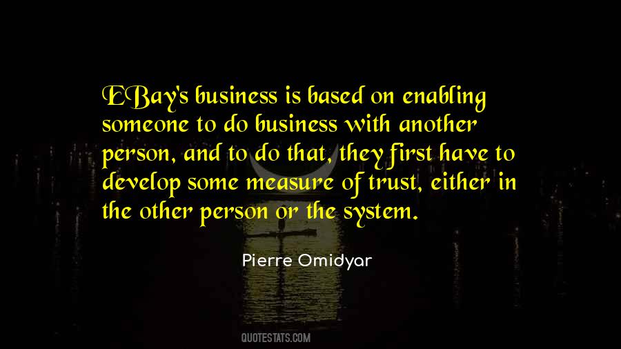Business Trust Quotes #505596