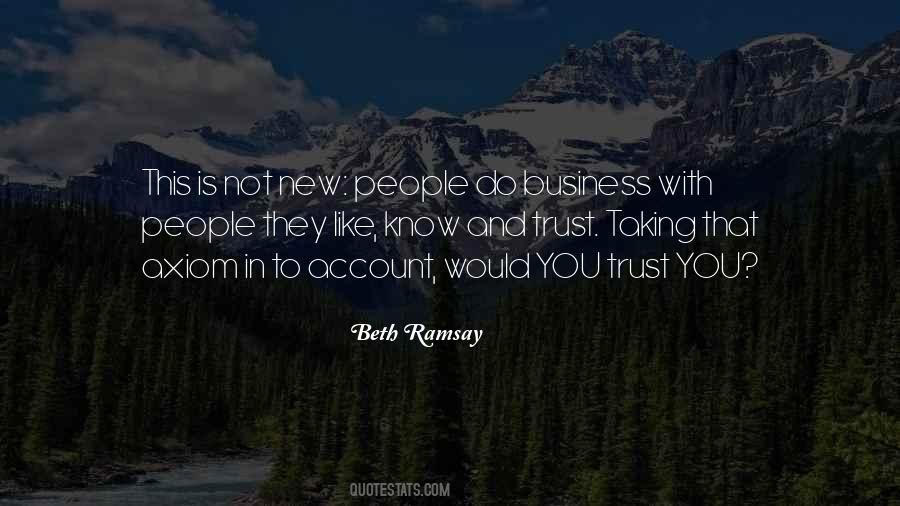 Business Trust Quotes #725791
