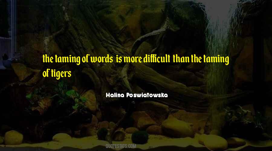 Difficult Words Quotes #91450