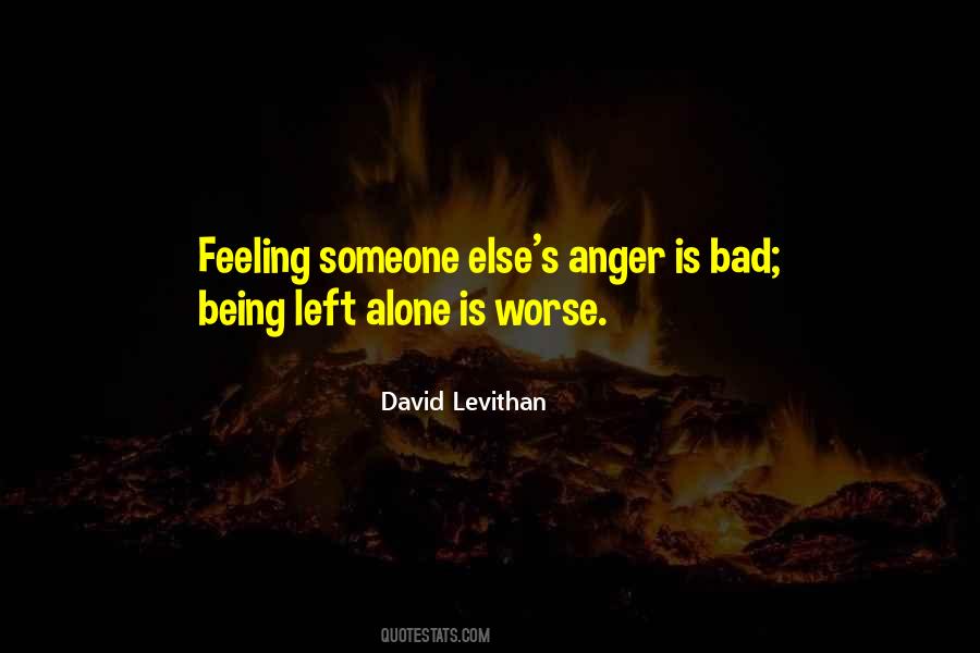 Feeling Anger Quotes #1175388