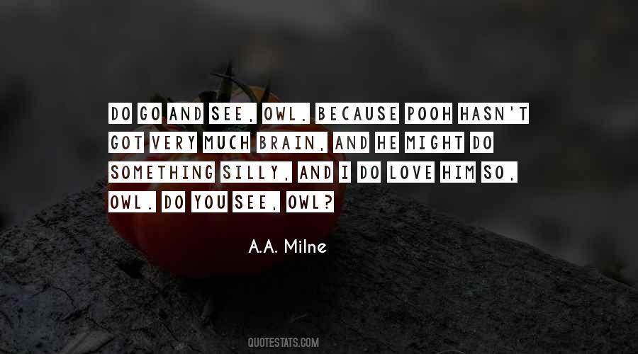 Owl Love Quotes #986681