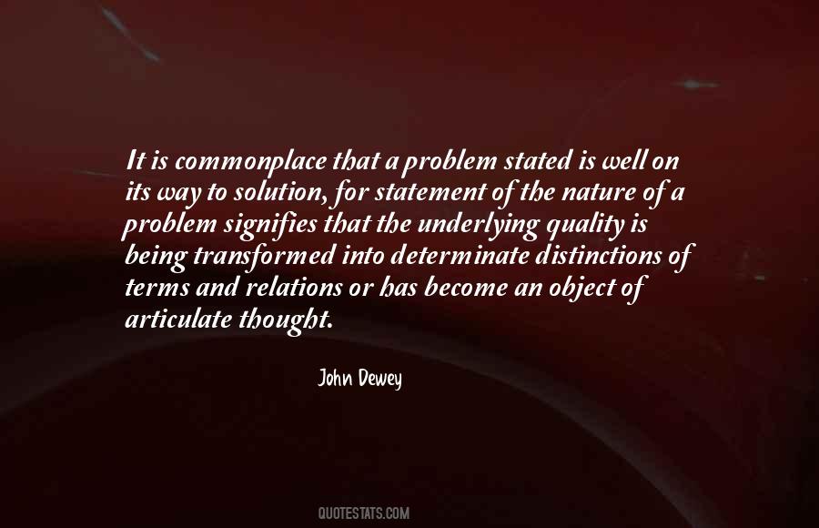 Statement Of The Problem Quotes #1196205