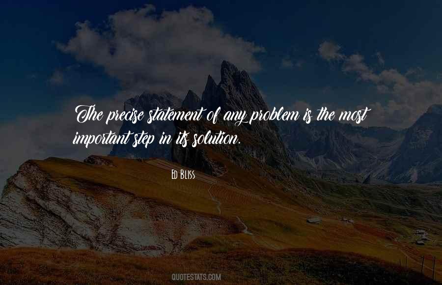 Statement Of The Problem Quotes #494447