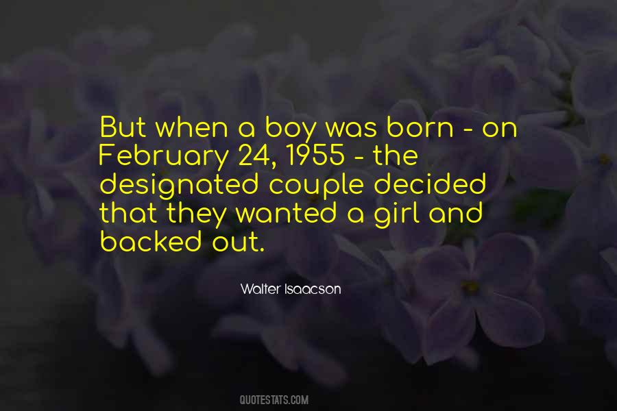 Boy Born Quotes #1515572