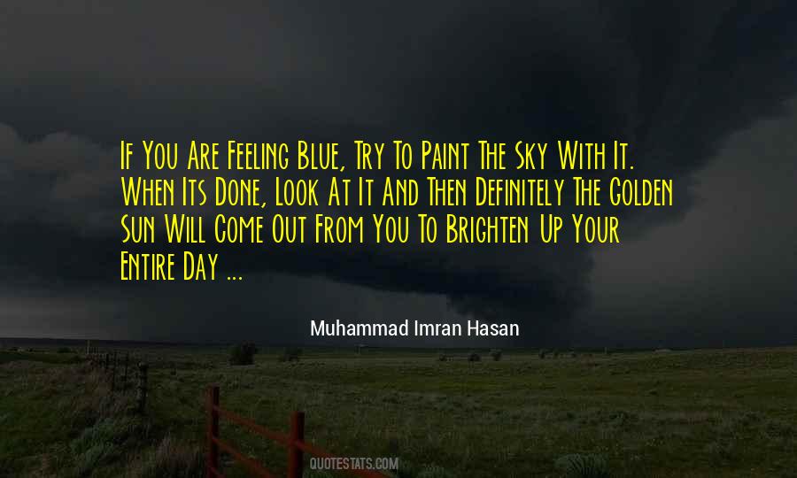 Feeling Blue Quotes #587348