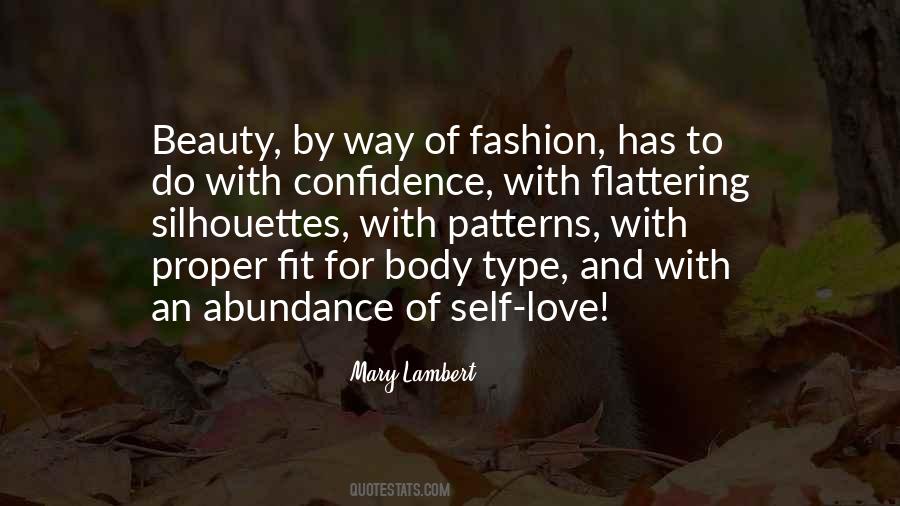 Self Confidence Love Quotes #1102163