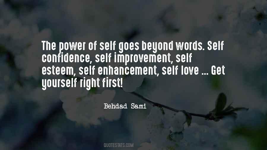Self Confidence Love Quotes #99967
