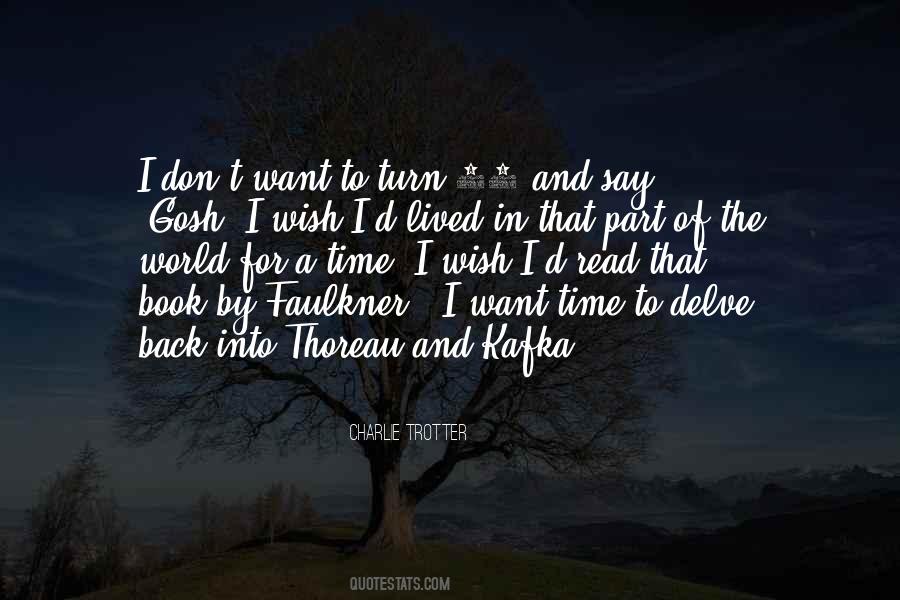 If Only We Can Turn Back Time Quotes #763174