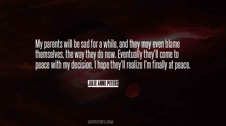Hope Sad Quotes #1090620