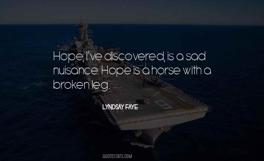 Hope Sad Quotes #1201882
