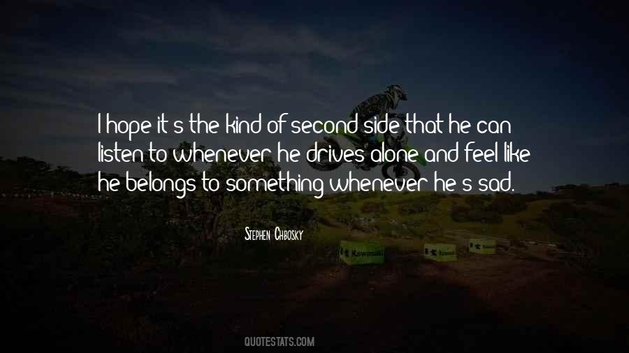 Hope Sad Quotes #1705972