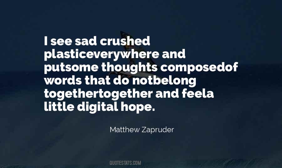 Hope Sad Quotes #338800