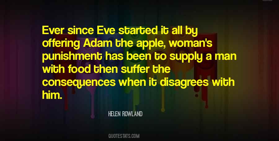 Adam And Eve Apple Quotes #1313425