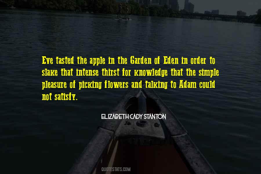 Adam And Eve Apple Quotes #1861037