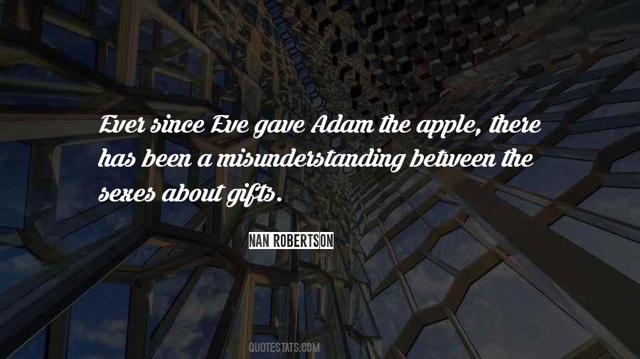 Adam And Eve Apple Quotes #704778